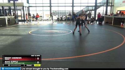 B-13 lbs Cons. Semi - Brody Andrews, Wrath vs Boyd Supple, Eastern Iowa Wrestling Club