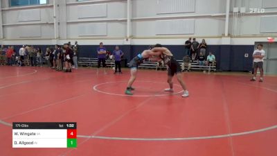 171-C lbs Consi Of 8 #1 - West Wingate, VA vs Denny Allgood, IN