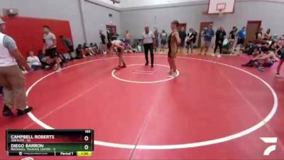 165 lbs Round 2 (8 Team) - Campbell Roberts, 208 Elite vs Diego Barron, Rockwall Training Center