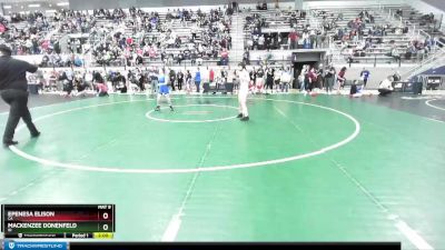 101 lbs Quarterfinal - Epenesa Elison, CA vs Mackenzee Donenfeld, ID