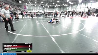 102 lbs Champ. Round 2 - Darion Johnson, All-Phase WC vs Nathaniel Trieu, Mat Demon WC