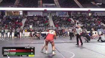 135 lbs Semifinal - Callyn Divine, Halstead vs Hailey Ramos, Dodge City Academy