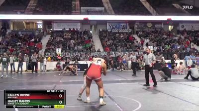 135 lbs Semifinal - Callyn Divine, Halstead vs Hailey Ramos, Dodge City Academy