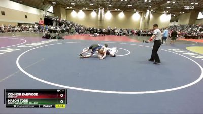 132A Quarterfinal - Connor Earwood, Choctaw vs Mason Todd, Christian Brothers College