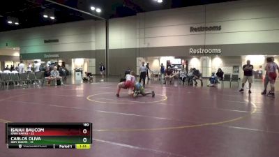 160 lbs Round 3 (8 Team) - Carlos Oliva, Indy Giants vs Isaiah Baucom, Iowa Hawks