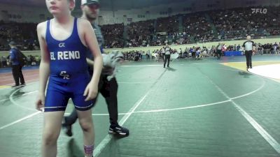 105 lbs Consi Of 32 #2 - Logan Snyder, El Reno vs Kason Scruggs, Hennessey Eagles Jr High