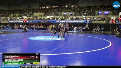 133 lbs Quarterfinal - Chase Randall, Coast Guard vs Dominik Mallinder, Wisconsin-Whitewater