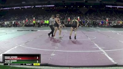 D4-126 lbs Cons. Round 2 - Thor Baker, Decatur HS vs Noah Szwed, Montrose Hill-McCloy HS