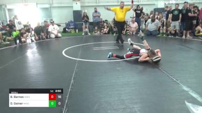 60 lbs Pools - Brantley Barnes, Ares W.C. (MI) vs Opie Gainer, Mineral Wells Bulldawgs