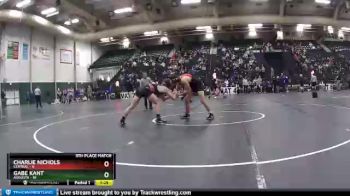 170 lbs Placement Matches (16 Team) - Gabe Kant, Augusta vs Charlie Nichols, Central
