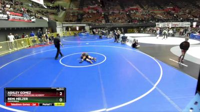 102 lbs Quarterfinal - Ashley Gomez, TUF California Wrestling Academy vs Remi Melzer, California