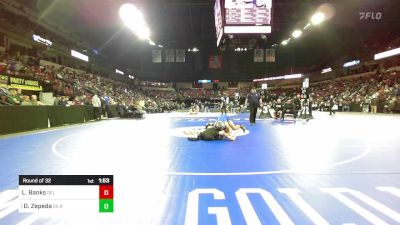 138 lbs Round Of 32 - Logan Banks, Del Oro vs Daniel Zepeda, Gilroy