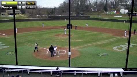 Replay: George Washington vs Towson | Apr 5 @ 2 PM