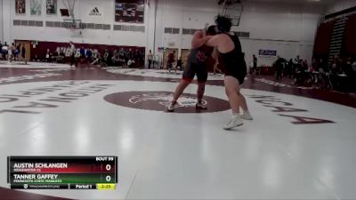 285 lbs Cons. Round 1 - Tanner Gaffey, Minnesota State Mankato vs Austin Schlangen, Ridgewater CC