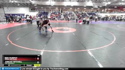 141 lbs Cons. Round 6 - Ben Murphy, Grand View (Iowa) vs Jordan Mitchell, Life University