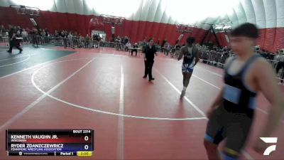 170 lbs Cons. Round 3 - Kenneth Vaughn Jr., Wisconsin vs Ryder Zdanzczewricz, Fennimore Wrestling Association