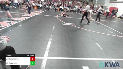 61 lbs Consi Of 4 - Jett Manning, Barnsdall Youth Wrestling vs Briar Ware, Cleveland Take Down Club