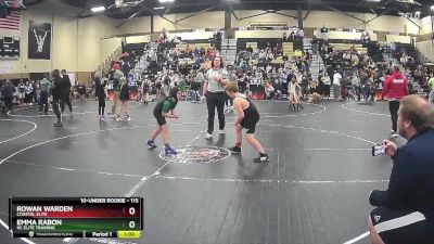 115 lbs Cons. Semi - Emma Rabon, Kc Elite Training vs Rowan Warden, Coastal Elite