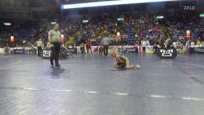 60 lbs Round Of 32 - Jacob Wenrich, Bald Eagle Area vs Brylar Bootes, Smethport