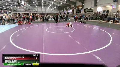 150 lbs Cons. Semi - Cohen Olsen, Best Trained Wrestling vs Abraham Gonzales, Spartan Mat Club