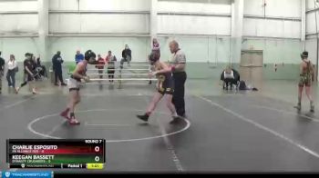84 lbs Round 7 (8 Team) - Keegan Bassett, Dynasty Crusaders vs Charlie Esposito, PA Alliance Red