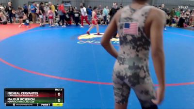 93-95 lbs Semifinal - Majeur Rosemon, Peninsula Wrestling Club vs Micheal Cervantes, Toppenish USA Wrestling Club