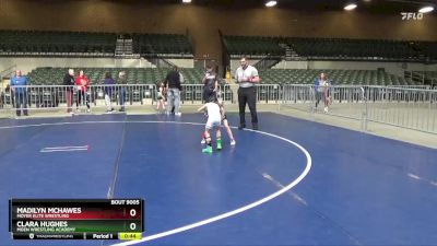 50 lbs Round 3 - Clara Hughes, Moen Wrestling Academy vs Madilyn McHawes, Moyer Elite Wrestling