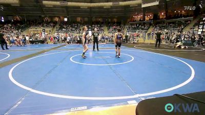 88 lbs Semifinal - Kendalynn Wilde, Perry Wrestling Academy vs Cara Prock, Vian Wrestling Club