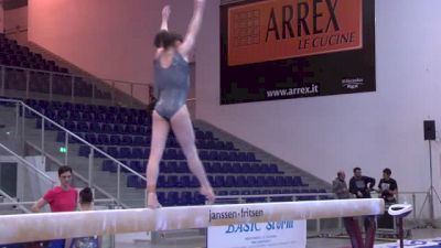 Silvia Zarzu Training Beam, Romania sr, Day 3 Jesolo Training