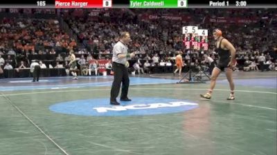 165 lbs quaterfinal Tyler Caldwell (Oklahoma State) vs Pierce Harger (Northwestern)