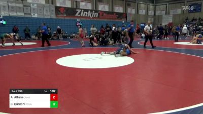 120 lbs Consi Of 16 #1 - Arturo Alfaro, Camarillo vs Christopher Qureshi, Fountain Valley