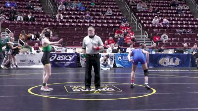 100 lbs Round Of 16 - Grace Nesbitt, Neshaminy-G vs Kathryn Hollinger, Central Dauphin-G