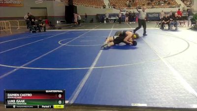 D3-190 lbs Quarterfinal - Luke Isaak, Shadow Mountain vs Damien Castro, Douglas High