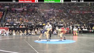 184lbs Semi Finals: Jimmy Sheptock (Maryland) vs. Jack Dechow (OSU)