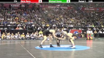 174lbs Semi Finals: Perry (OSU) vs. Evans (IOWA)