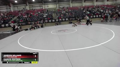 78 lbs Quarterfinal - Jameson Williams, Gold Rush Wrestling vs Maddox Edstrom, Upper Valley Aces Wresstling