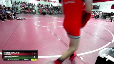 175 lbs Quarterfinal - Primo Catalano, Chaminade vs Matin Ghanavat, Capo Valley