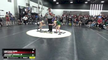 65 lbs Round 3 (8 Team) - Greydon Paris, Heat Lightning vs Anthony Messina Jr, M2 Blue (NJ)