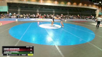 175 lbs Champ. Round 3 - Aaron Coverdell, Shadow Ridge vs Asher Edwardson, University Prepatory School