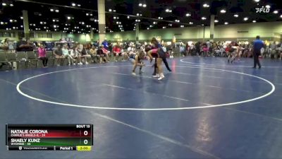 145 lbs Cross Bracket (8 Team) - Shaely Kunz, Wyoming vs Natalie Corona, Charlie`s Angels-IL