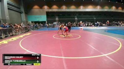 165 lbs Cons. Round 5 - Keenan Tumbarello, Gregori vs Zechariah Halsey, Lebanon