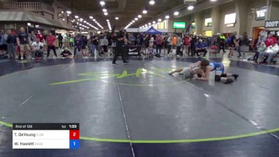 65 kg Rnd Of 128 - Titus DeYoung, Florida vs Westyn Haslett, Chugach Eagles Wrestling Club