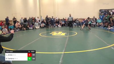 136 lbs Rr Rnd 1 - Liam Jones, Gladiators K-8 vs Gavin Cantera, Louisville WC K-8