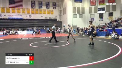 149 lbs Semifinal - Cortlandt Schuyler, Lehigh vs Frank Garcia, Binghamton