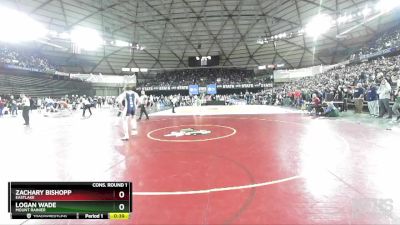 4A 157 lbs Cons. Round 1 - Logan Wade, Mount Rainier vs Zachary Bishopp, Eastlake