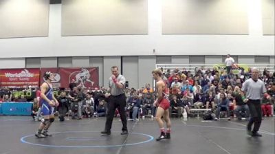 126lb Sr. Final, Ryan Millhof, GA vs Isaiah Locsin, CA