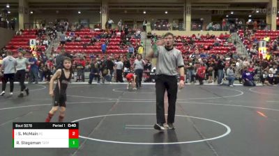 64 lbs Round 4 - Sam McMain, PLATTE COUNTY vs Ross Stegeman, Tulsa Blue T Panthers