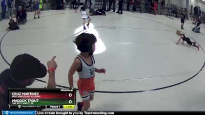 3 lbs Semifinal - Maddox Trout, The Best Wrestler vs Cruz Martinez, MWC Wrestling Academy