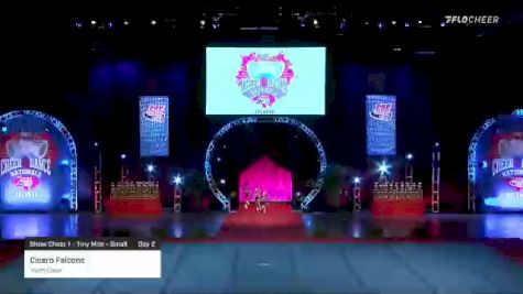 Cicero Falcons - Youth Cheer [2021 Show Cheer 1 - Tiny Mite - Small Day 2] 2021 Pop Warner National Cheer & Dance Championship