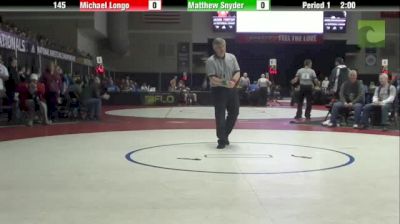 145 lbs round2 Matt Snyder Olentangy vs. Michael Longo So Cal